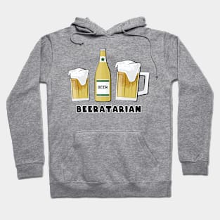 Beeratarian - Funny Beer Saying Hoodie